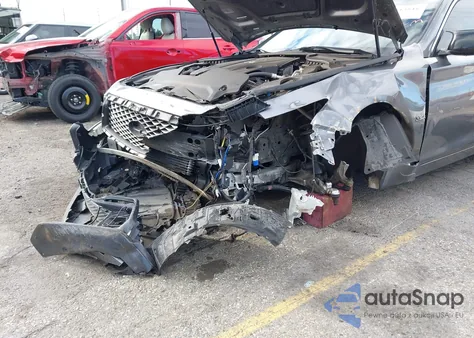 2019 Infiniti Q50 3.0T Red Sport 400 z USA, uszkodzony, nr VIN JN1FV7AP2KM760588